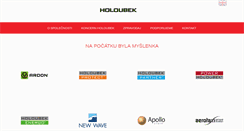 Desktop Screenshot of holoubek.cz